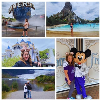 Blue and Yellow Travel Photo Collage Instagram Post  (1)